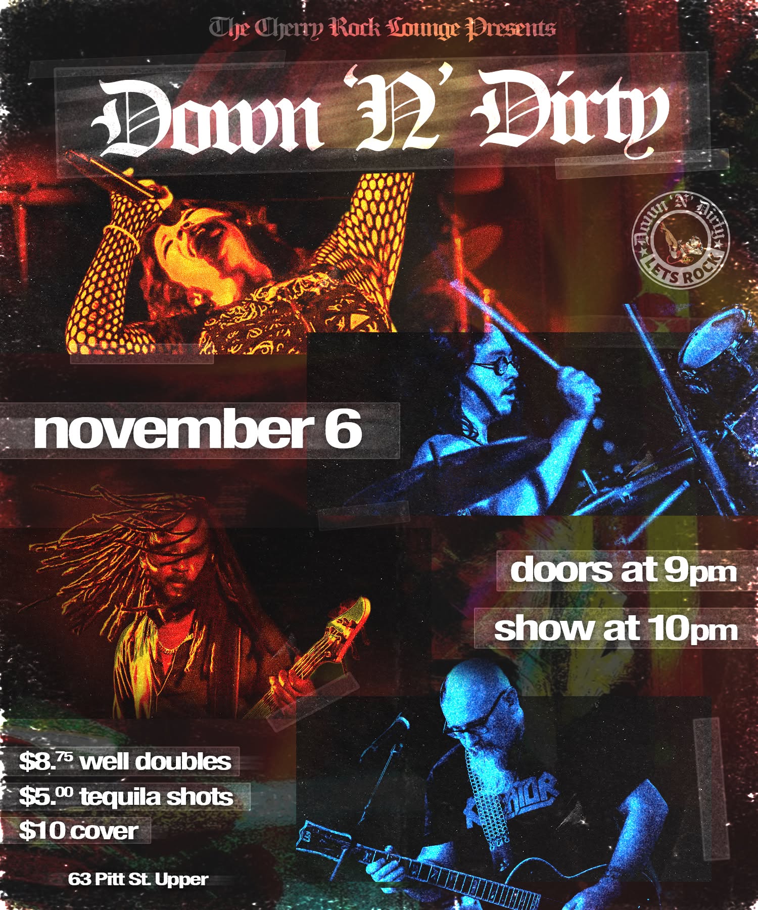 Down 'N Dirty — live at The Cherry Rock Lounge, Windsor