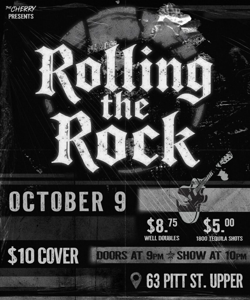 Rolling the Rock — live at The Cherry Rock Lounge, Windsor